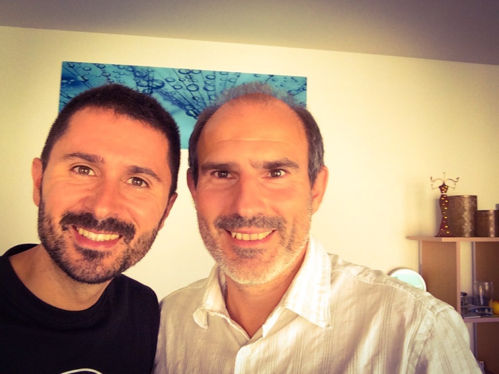 Aujourd&#39;hui Julien Peron était avec Yves-Alexandre Thalmann à Fribourg en Suisse, pour notre documentaire “C&#39;est quoi le bonheur pour vous?”. - julien_peron_yves_alexandre_thalmann_bonheur-1024x768