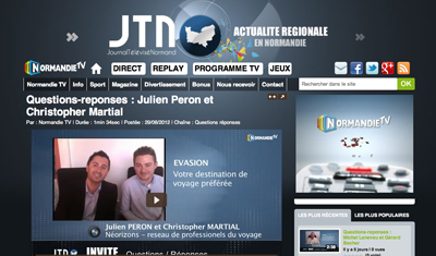 Questions-reponses : Julien Peron et Christopher Martial – Normandie TV