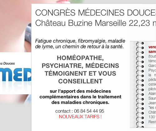 Congrès médecines douces d’apsamed