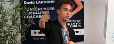 David Laroche – Conférence Confiance en soi à Lyon