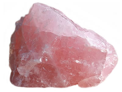 Pierres et cristaux: Quartz rose