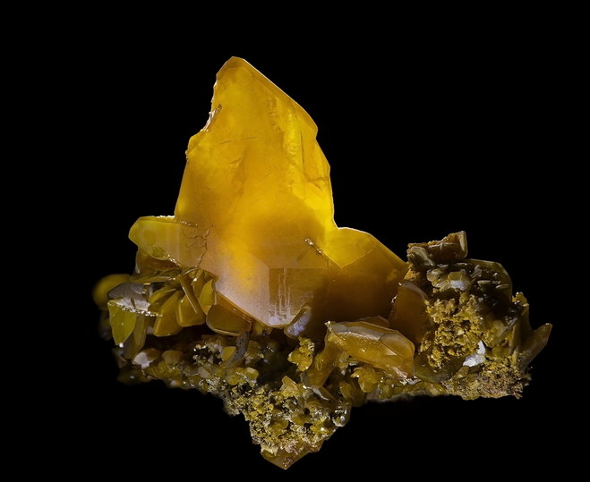 Wulfenite_mineraux