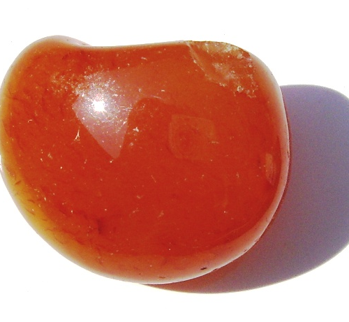 Minéraux-Cornaline orange