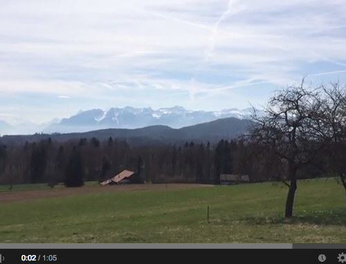 Méditation en campagne Suisse