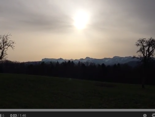 Méditation du matin au coeur de la Suisse