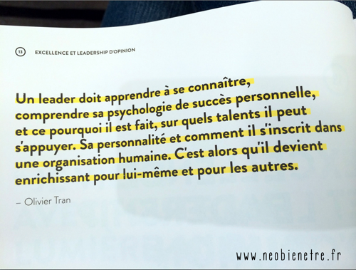 Un leader doit apprendre à se connaître