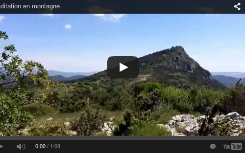 Méditation du monde en montagne