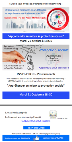 L’ONTPE vous invite à sa prochaine réunion Networking !