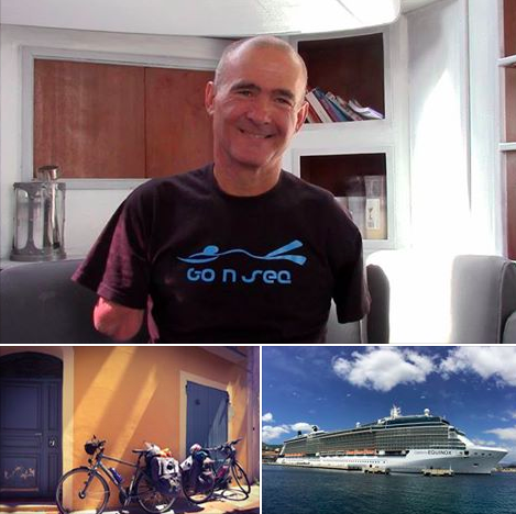 Thierry Corbalan, l’homme dauphin, vélo, yoga et méditation en Corse