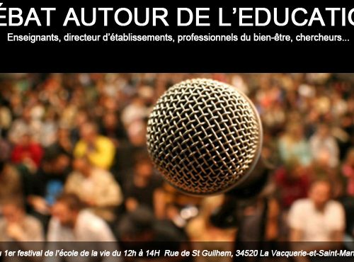 Débat autour de l’éducation lors du 1er festival pour l’école de la vie