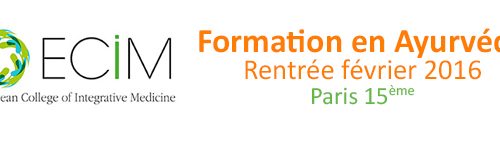 Formation en Ayurvéda, prochaine rentrée en février 2016