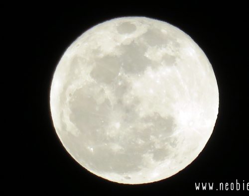 Pleine lune de Noël le 25 décembre 2015