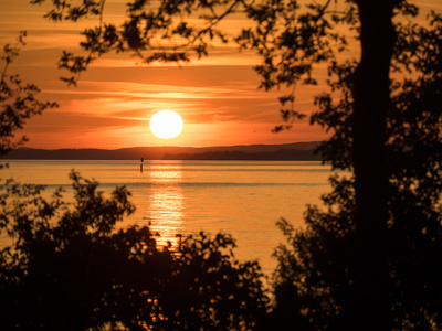 Sonnenuntergang am Bodensee