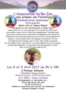 Formation en Communication Quantique les 8 et 9 avril 2017 Ferney-Voltaire