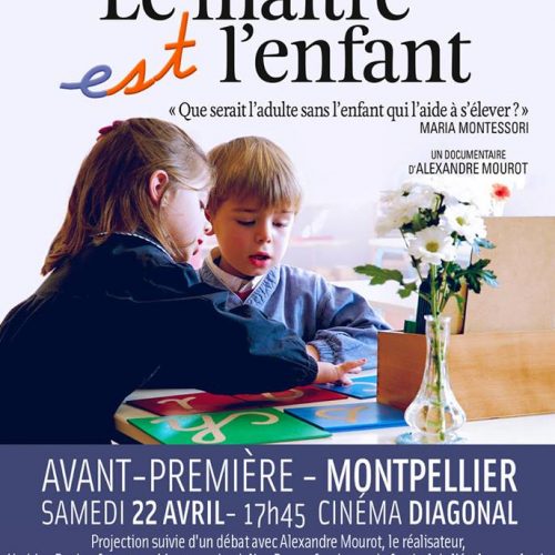 Julien Peron débat Projection du film Le maitre est lenfant à Montpellier