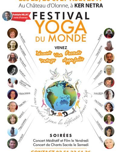 Que du Bonheur partager pendant trois jours, festival yoga du monde