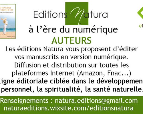 Les éditions numériques Natura