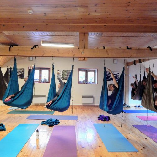 Stage de yoga aérien dans la Drôme , 25-29 octobre 2019